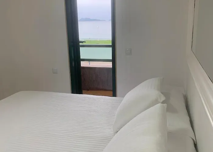 Apartmán 2 Con Vistas Y 2 Terrazas En Primera Linea Playa Samil Vigo